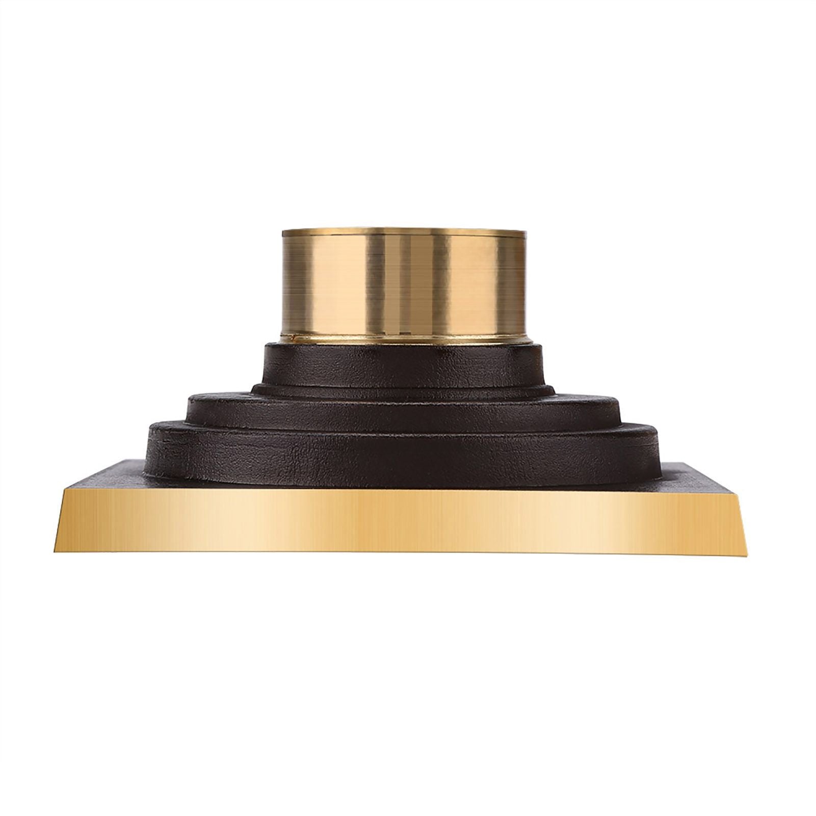 Antique Brass Square Floor Drain with Strainer Bathroom Washroom Drainage Clean Accessories