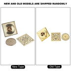 Antique Brass Square Floor Drain with Strainer Bathroom Washroom Drainage & Clean Accessories