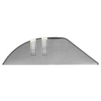 Solar Powered PIR Motion Sensor 2 LED Path Wall Light Garden Security Lamps Silver Pure White