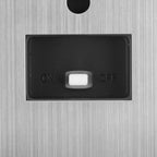 Solar Powered PIR Motion Sensor 2 LED Path Wall Light Garden Security Lamps Silver Pure White
