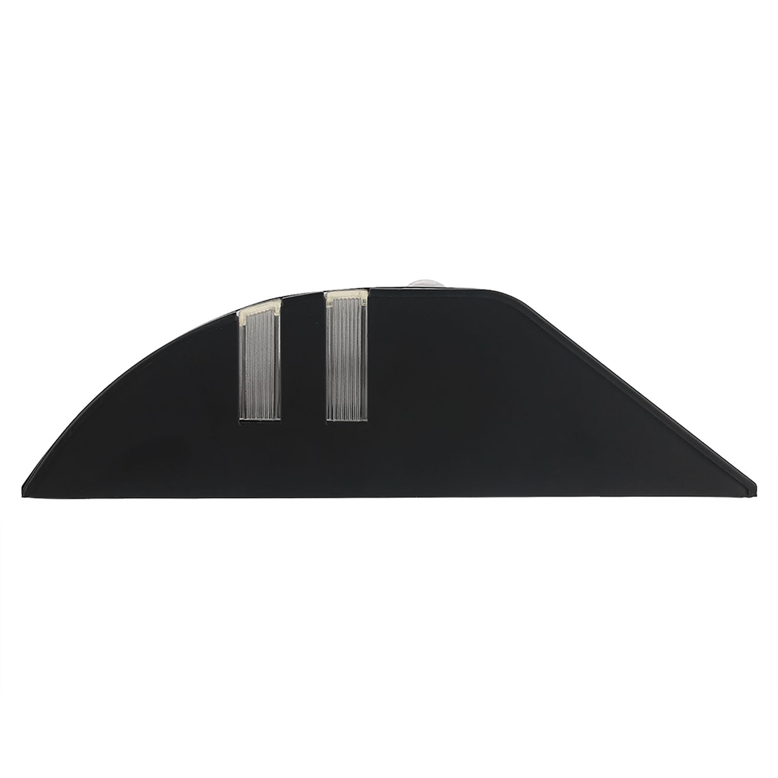 Solar Powered PIR Motion Sensor 2 LED Path Wall Light Garden Security Lamps Black Warm White