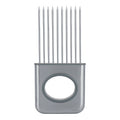 Stainless Steel Onion Holder Fruits Veg Meat Cutter Slicer Peeler Chopper with 10 Prongs