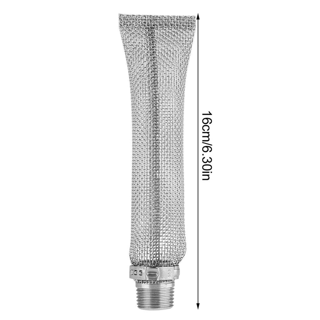 304 Stainless Steel Homemade Beer Brew Hop Filter Screen Strainer Tool (6inch)