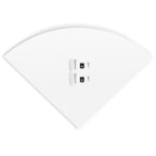 3Pcs Floating Corner Shelf Wall Mounted Storage Rack Bookshelves Home Furniture Office Decor