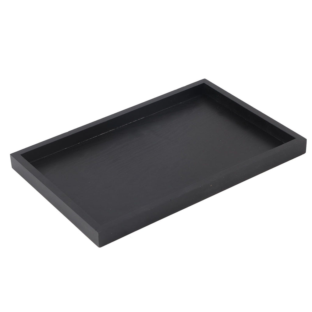 Rectangle Shape Solid Wood Tea Coffee Snack Food Serving Tray Plate Restaurant Trays 22*12*2cm