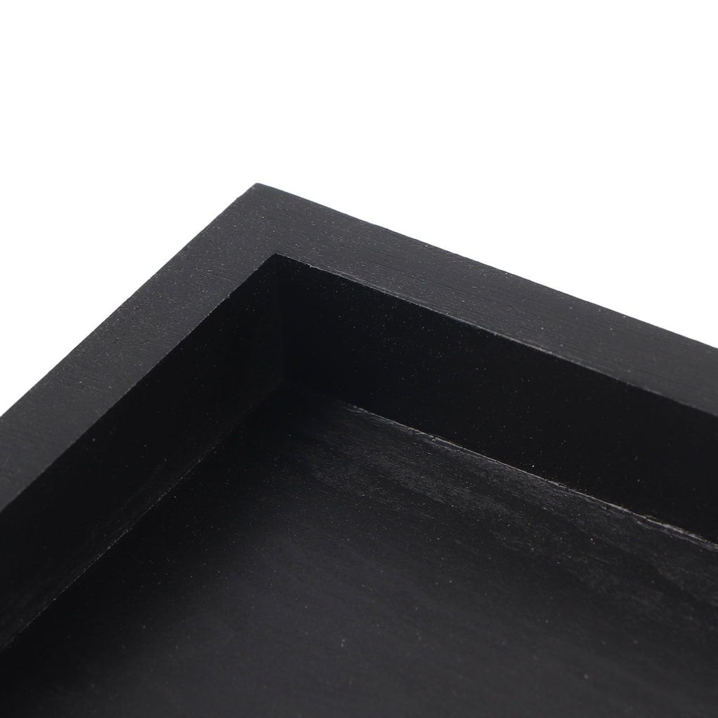 Rectangle Shape Solid Wood Tea Coffee Snack Food Serving Tray Plate Restaurant Trays 22*12*2cm