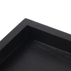Rectangle Shape Solid Wood Tea Coffee Snack Food Serving Tray Plate Restaurant Trays 22*12*2cm