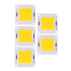 5pcs/set High Power 50W COB LED Integrated Lamp Chip for DIY Light Bulb Floodlight (Warm Light)