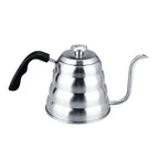 304 Stainless Steel Pour Over Coffee Gooseneck Kettle Teapot with Thermometer Home 1.2L