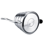 304 Stainless Steel Pour Over Coffee Gooseneck Kettle Teapot with Thermometer Home 1.2L