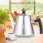 1.2L Stainless Steel Stove top Teapot Tea Coffee Pot Kettle Heat Resistant Handle Matte
