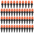50pcs/set Adjustable Garden Drip Irrigation Misting Nozzles Micro Flowing Sprinkler Head Atomizer