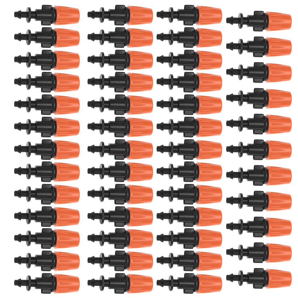 50pcs/set Adjustable Garden Drip Irrigation Misting Nozzles Micro Flowing Sprinkler Head Atomizer