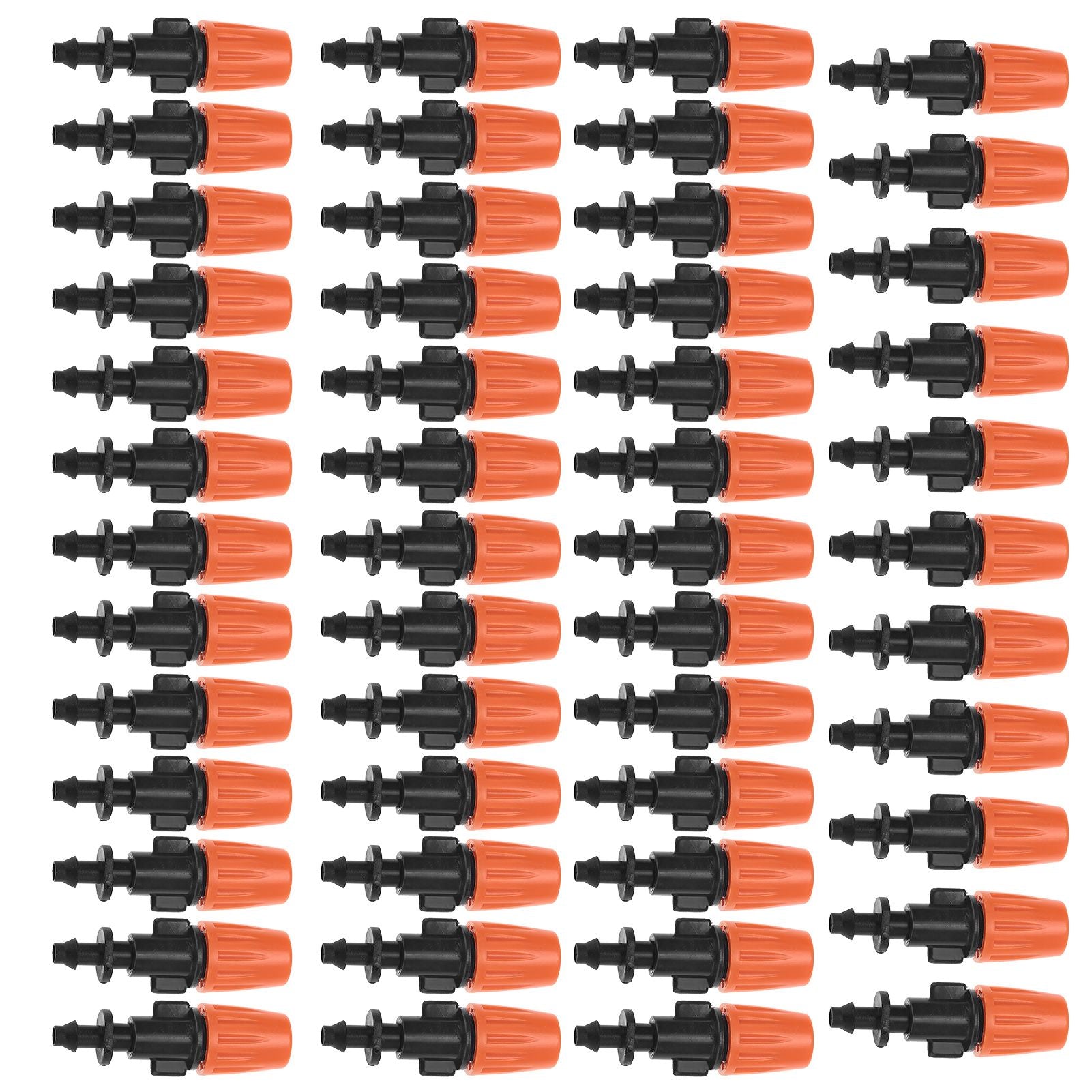50pcs/set Adjustable Garden Drip Irrigation Misting Nozzles Micro Flowing Sprinkler Head Atomizer