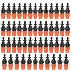 50pcs/set Adjustable Garden Drip Irrigation Misting Nozzles Micro Flowing Sprinkler Head Atomizer