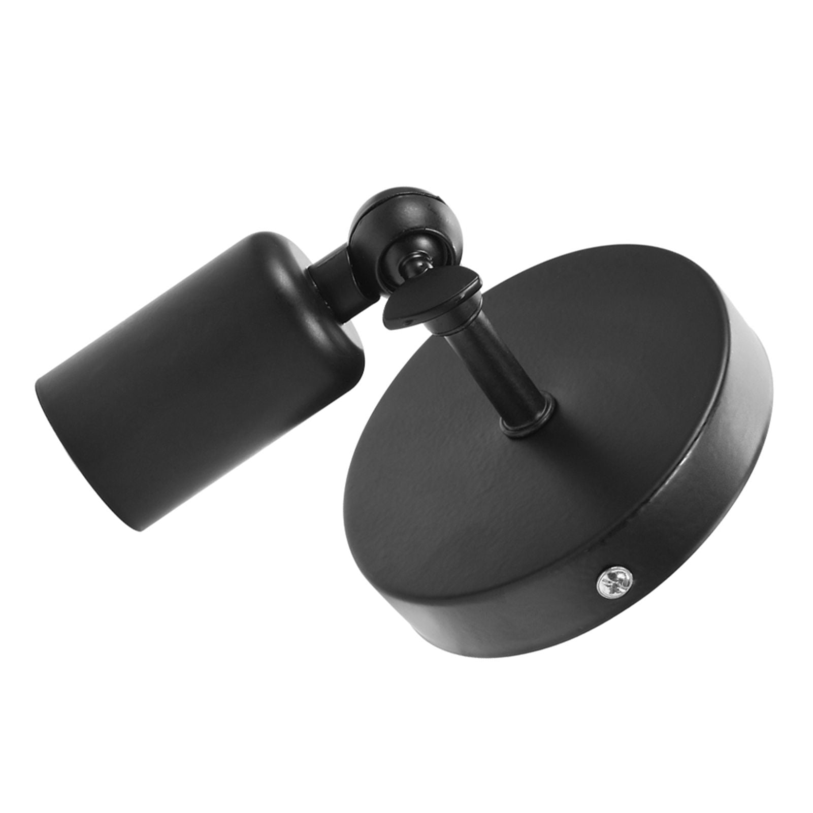 Retro Style Wall Sconce Bar Coffee Shop Corridor Lamp Holder with E27 Light Socket(Black)