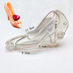 Washable Durable High Heel Pattern Silicone Mould Mold for Dessert Chocolate Cake
