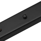 Ceiling Light Plate Holder Fitting Base Rectangular Shape DIY Pendant Lamp Accessories Black