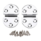 2PCS 180 Degree Copper Hinges for Folding Tabletop Sewing Machine Table