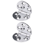 2PCS 180 Degree Copper Hinges for Folding Tabletop Sewing Machine Table
