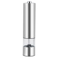 Stainless Steel Electric Salt & Pepper Mill Grinder Adjustable Coarseness Battery Power