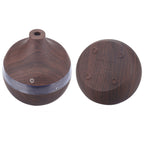 300ml Wood Grain USB Humidifier Colorful LED Night Light Mist Maker for Office Car Home