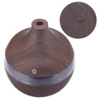 300ml Wood Grain USB Humidifier Colorful LED Night Light Mist Maker for Office Car Home