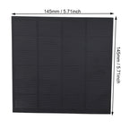 Portable 3W 6V Silicon Solar Charger Panel Outdoor for Solar Garden Lighting