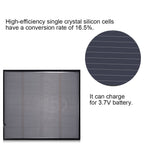 6V 2W Mini Portable Polycrystalline Solar Panel Smart Power for Battery Charger Outdoor