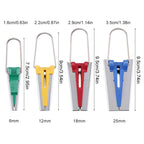 4 Size/set 6/12/18/25mm Fabric Bias Tape Maker Folder Kit DIY Sewing Quilting Binding Tool