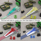 4 Size/set 6/12/18/25mm Fabric Bias Tape Maker Folder Kit DIY Sewing Quilting Binding Tool