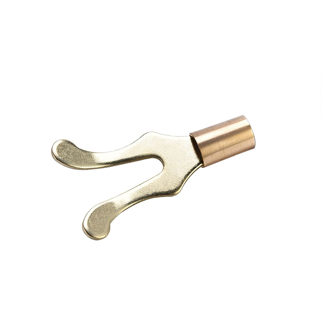 Tea Pot Heat Insulation Tea Clip Fork with Wooden Handle Cast Iron Head Coffee Tea Tools