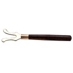 Tea Pot Heat Insulation Tea Clip Fork with Wooden Handle Cast Iron Head Coffee Tea Tools