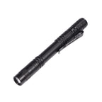 Mini Portable LED Pen Clip Pocket Flashlight High Bright Light Torch Lamp Battery Powered