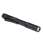 Mini Portable LED Pen Clip Pocket Flashlight High Bright Light Torch Lamp Battery Powered