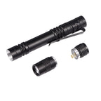 Mini Portable LED Pen Clip Pocket Flashlight High Bright Light Torch Lamp Battery Powered