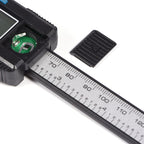 Digital Caliper with Extra Large LCD Screen for Measuring Inside Outside Depth Steps (Black)