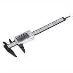 Digital Caliper with Extra Large LCD Screen for Measuring Inside Outside Depth Steps (Silver)