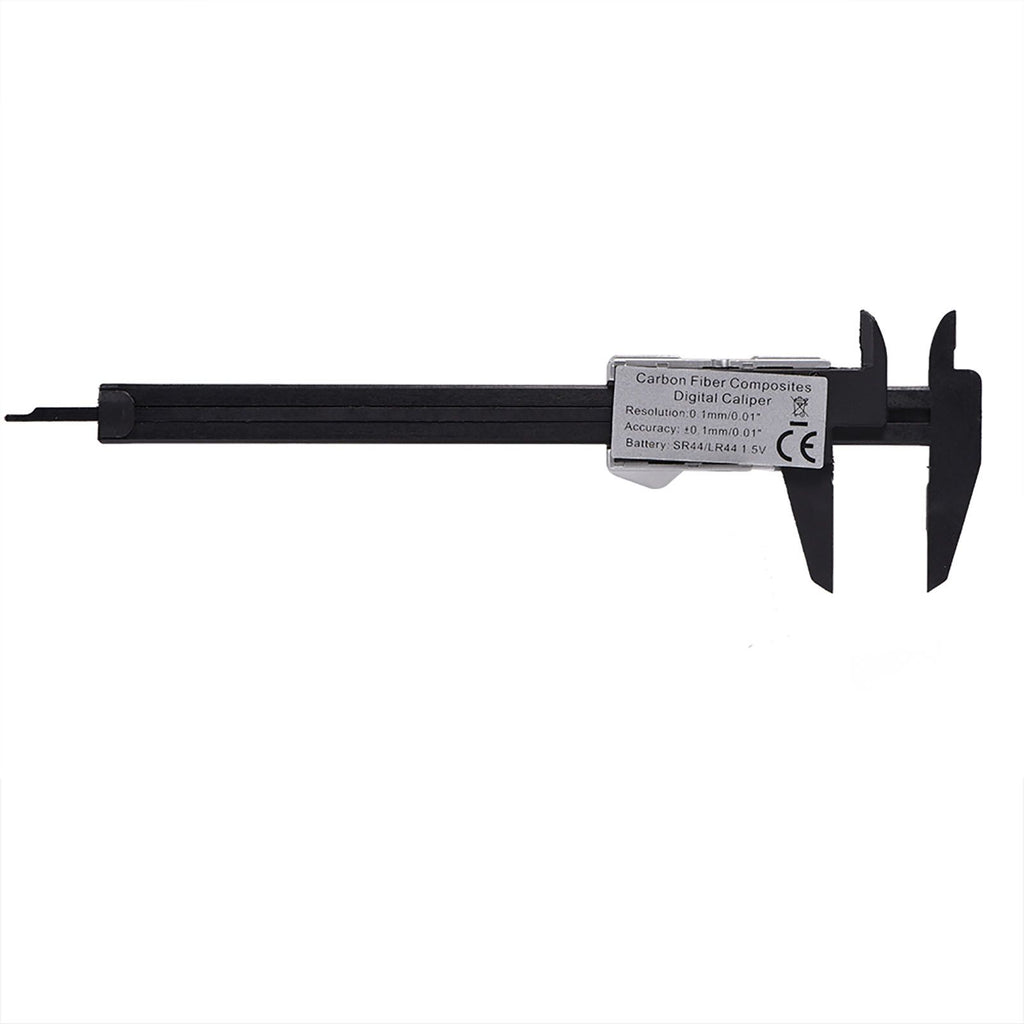 Digital Caliper with Extra Large LCD Screen for Measuring Inside Outside Depth Steps (Silver)