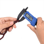 Digital Caliper with Extra Large LCD Screen for Measuring Inside Outside Depth Steps (Blue)