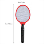 Cordless Battery Power Electric Fly Mosquito Swatter Bug Zapper Racket Insects Killer Red