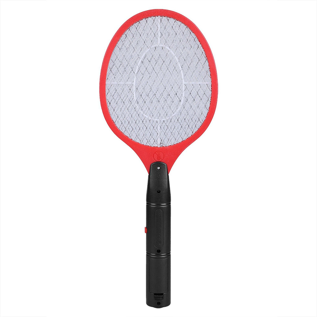 Cordless Battery Power Electric Fly Mosquito Swatter Bug Zapper Racket Insects Killer Red
