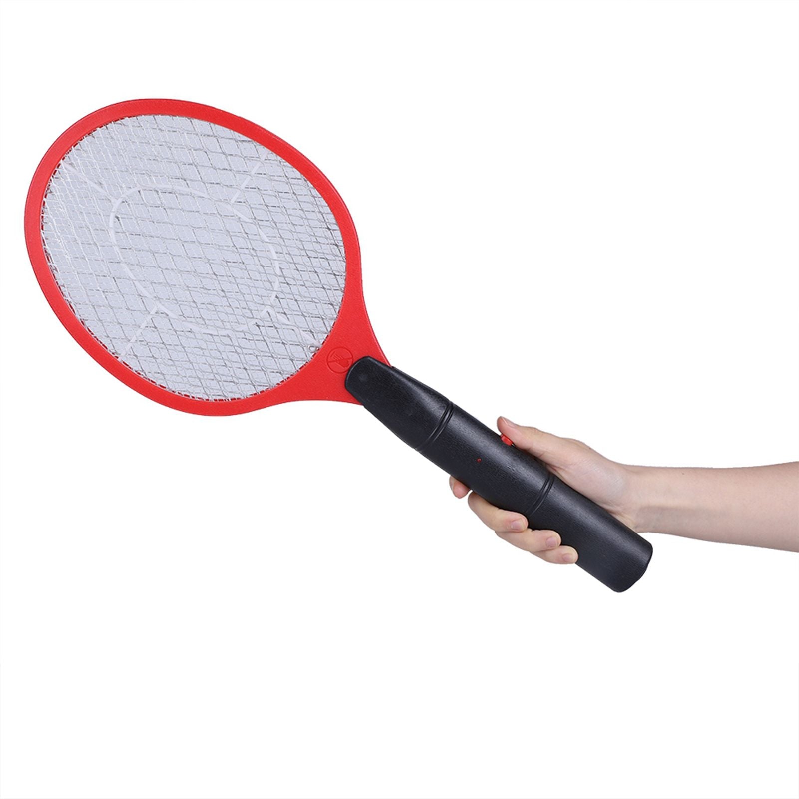 Cordless Battery Power Electric Fly Mosquito Swatter Bug Zapper Racket Insects Killer Red