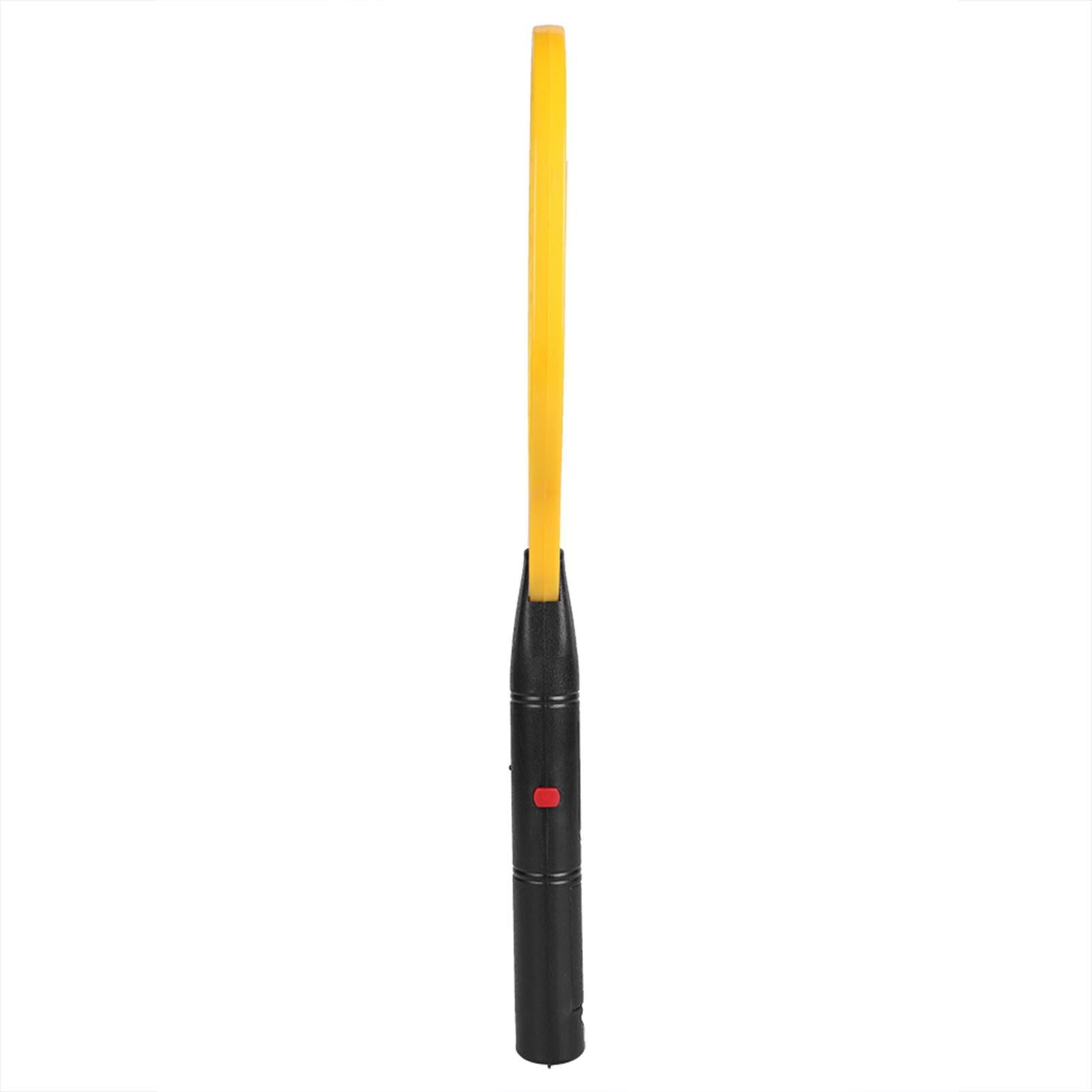 Cordless Battery Power Electric Fly Mosquito Swatter Bug Zapper Racket Insects Killer Yellow