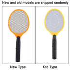 Cordless Battery Power Electric Fly Mosquito Swatter Bug Zapper Racket Insects Killer Yellow