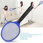 Cordless Battery Power Electric Fly Mosquito Swatter Bug Zapper Racket Insects Killer Blue