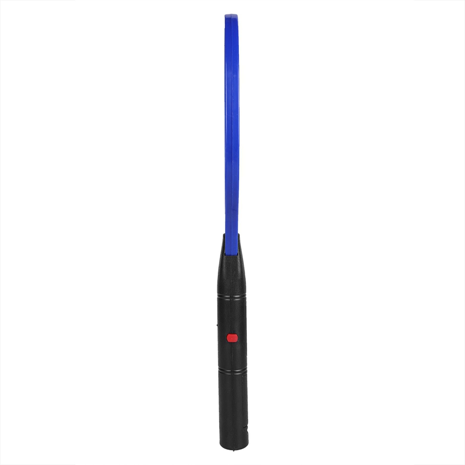 Cordless Battery Power Electric Fly Mosquito Swatter Bug Zapper Racket Insects Killer Blue