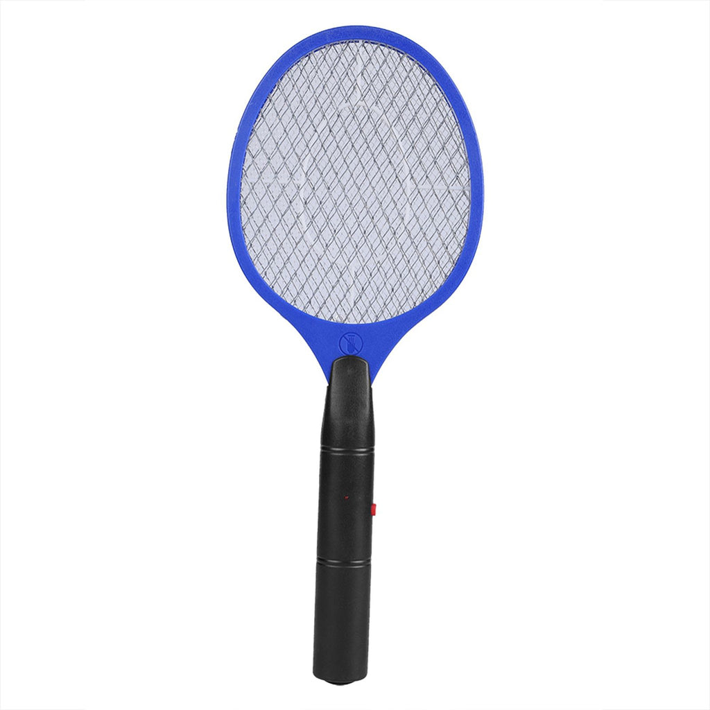 Cordless Battery Power Electric Fly Mosquito Swatter Bug Zapper Racket Insects Killer Blue