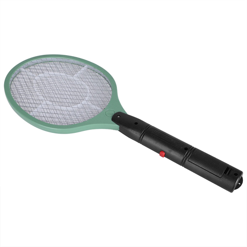 Cordless Battery Power Electric Fly Mosquito Swatter Bug Zapper Racket Insects Killer Green