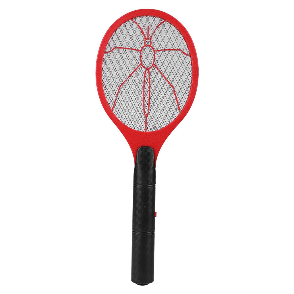 Cordless Battery Power Electric Fly Mosquito Swatter Bug Zapper Racket Insects Killer Red